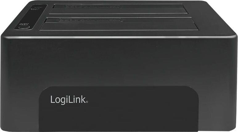 LogiLink USB 3.0, kahe pesaga dokkimisjaam 2,5 / 3,5 'HD jaoks цена и информация | Väliste kõvaketaste ümbrised | kaup24.ee