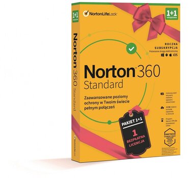 Norton 360 STD Promo 10 GB PL 1 kasutaja 1 + 1 seadmed 12 kuud 21411368 hind ja info | Viirusetõrjed | kaup24.ee