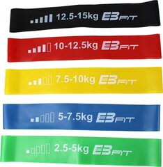 Eb Fitness Bandi komplekt, 5 tk. hind ja info | Treeningkummid | kaup24.ee