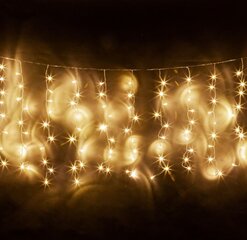 Занавес из новогодних огней REBEL - (330 светодиодов), цвет теплый белый, 5 м цена и информация | Новогодняя гирлянда Holiday, 10 светодиодов, 30 см | kaup24.ee