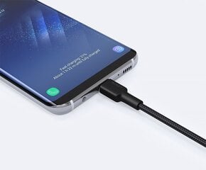 AUKEY AUKEY CB-CA03 OEM нейлон Быстрая зарядка USB C-USB цена и информация | Кабели для телефонов | kaup24.ee