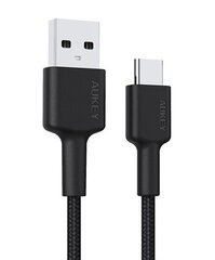 AUKEY AUKEY CB-CA03 OEM нейлон Быстрая зарядка USB C-USB цена и информация | Кабели для телефонов | kaup24.ee