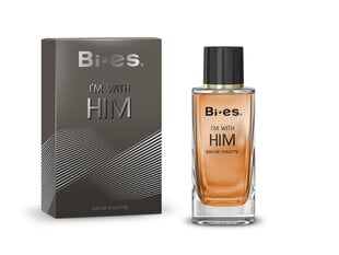 Tualettvesi Bi-es I'm With Him meestele EDT 100ml hind ja info | Meeste parfüümid | kaup24.ee