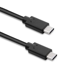 Qoltec USB 3.1 tüüpi C isa USB 3.1 tüüpi C isa hind ja info | Mobiiltelefonide kaablid | kaup24.ee