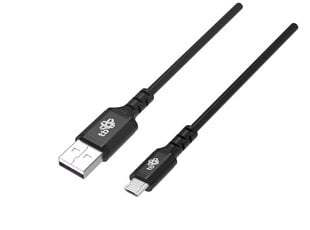 TB Kaabel USB0-Micro USB 2m silikoonmust kiirlaadimine цена и информация | Кабели для телефонов | kaup24.ee