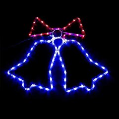 LED jõulukaunistus "Kellad" (60 x 48 cm) цена и информация | Рождественские украшения | kaup24.ee