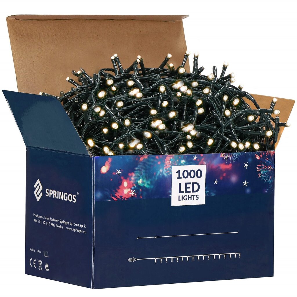 Jõulutuled, 1000 LED-i hind ja info | Jõulutuled | kaup24.ee