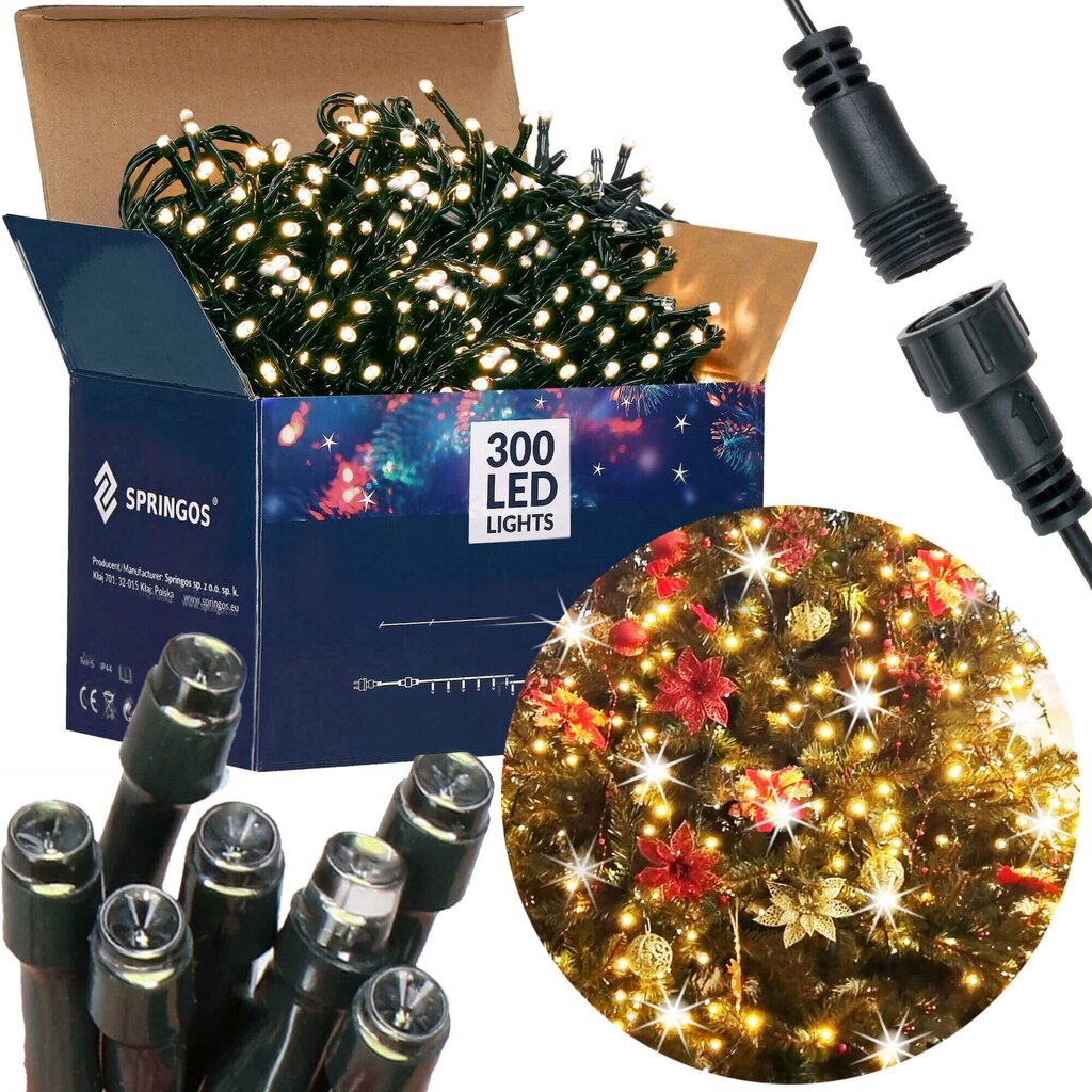 LED tuled, 300 LED, 25,5 m hind ja info | Jõulutuled | kaup24.ee