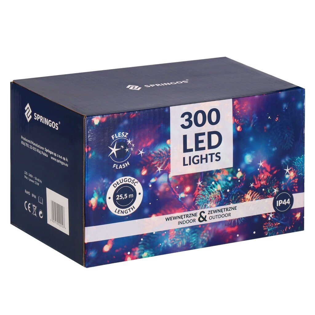 LED tuled, 300 LED, 25,5 m hind ja info | Jõulutuled | kaup24.ee