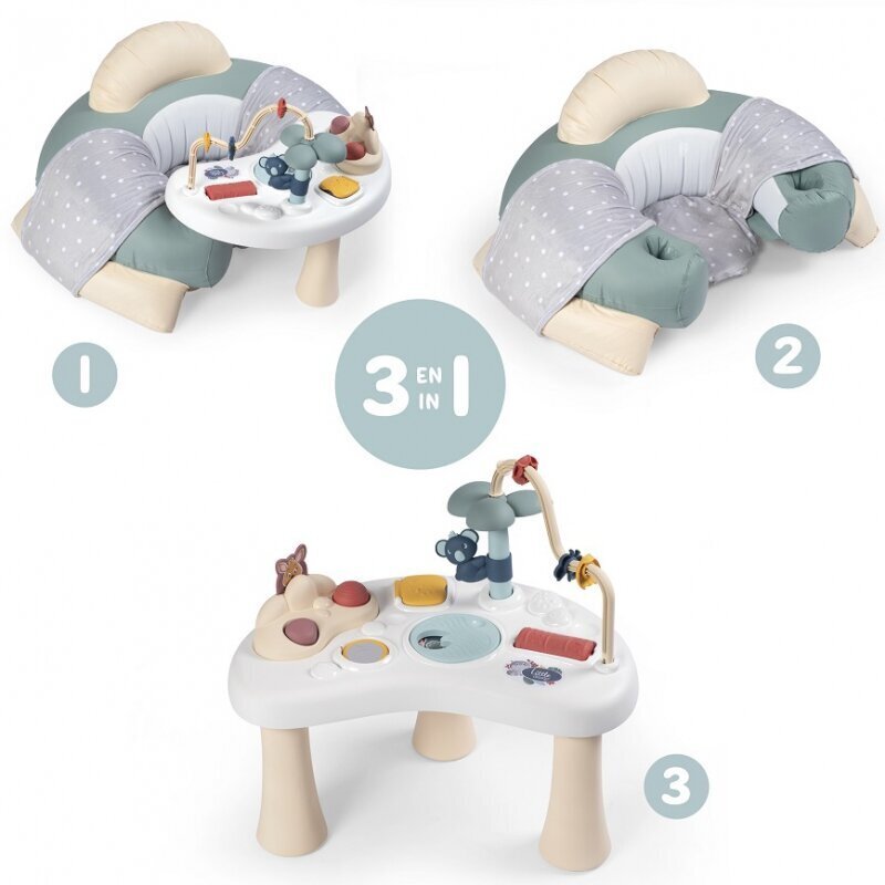 Interaktiivne tegevuslaud beebidele Smoby Little Seat цена и информация | Imikute mänguasjad | kaup24.ee