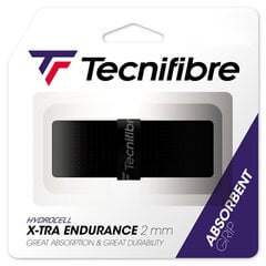 Tennise peamine gripp Tecnifibre X-TRA ENDURANCE , 2.0mm, Must цена и информация | Товары для большого тенниса | kaup24.ee