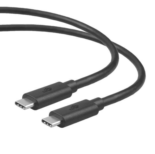 TB TB kaabel USB C-USB C 1m 100W 5Gbps must hind ja info | Mobiiltelefonide kaablid | kaup24.ee