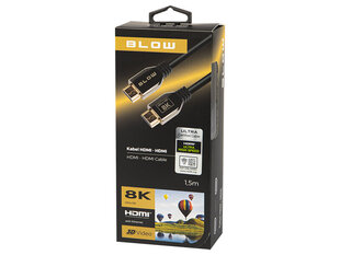 Blow, HDMI, 1.5 m hind ja info | Kaablid ja juhtmed | kaup24.ee