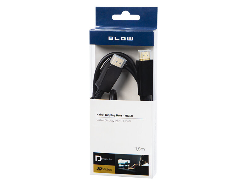 Kabelis HDMI - DisplayPort, 1.8m hind ja info | Kaablid ja juhtmed | kaup24.ee