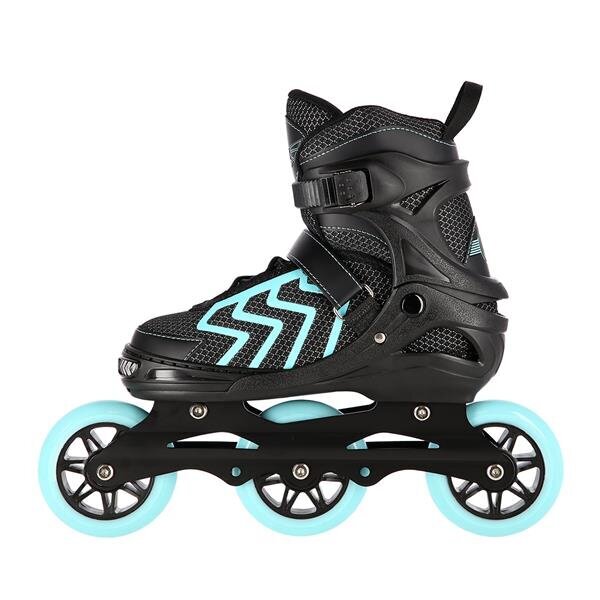 NA19318 BLACK-TURQUOISE SIZE S (31-34) IN-LINE SKATES NILS EXTREME цена и информация | Rulluisud ja tarvikud | kaup24.ee