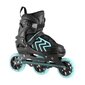 NA19318 BLACK-TURQUOISE SIZE M (35-38) IN-LINE SKATES NILS EXTREME цена и информация | Rulluisud ja tarvikud | kaup24.ee