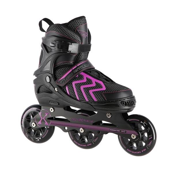 NA19318 BLACK-VIOLET SIZE M (35-38) IN-LINE SKATES NILS EXTREME цена и информация | Rulluisud ja tarvikud | kaup24.ee