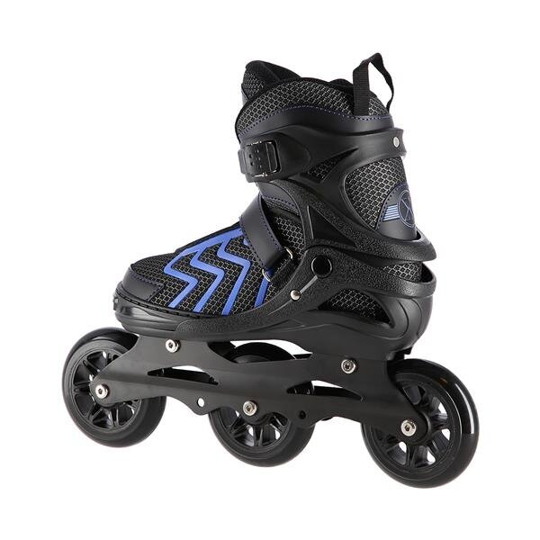 NA19318 BLACK-BLUE SIZE L (39-42) IN-LINE SKATES NILS EXTREME hind ja info | Rulluisud ja tarvikud | kaup24.ee