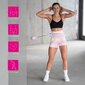 HHW06 PINK HULA HOOP WITH WEIGHT + COUNTER HMS цена и информация | Võimlemisrattad | kaup24.ee