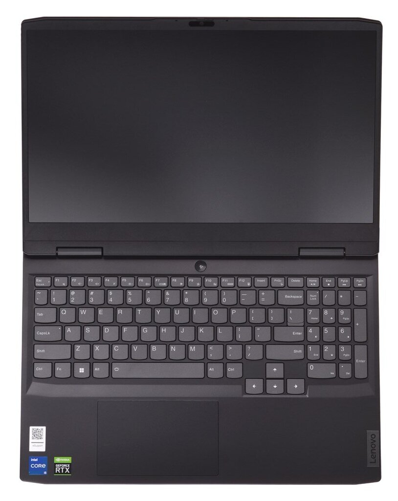 Lenovo IdeaPad Gaming 3 15IAH7 i5-12450H 15.6&#34; FHD IPS 300nits AG 165Hz 16GB DDR4 3200 SSD512 GeForce RTX 3050 4GB LAN NoOS Onyx Grey цена и информация | Sülearvutid | kaup24.ee