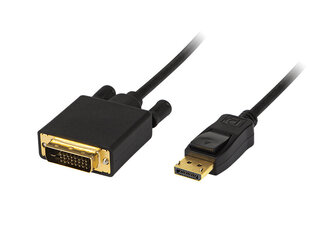 DVI kaabel - DisplayPort 1,8 m hind ja info | Kaablid ja juhtmed | kaup24.ee