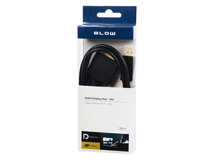 DVI kaabel - DisplayPort 1,8 m цена и информация | Кабели и провода | kaup24.ee