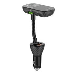 FM transmitter LDNIO C705Q with Bluetooth, 2x USB + USB-C (black) цена и информация | FM модуляторы, FM трансмиттер | kaup24.ee