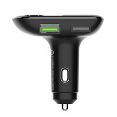 FM transmitter LDNIO C706Q with Bluetooth, 2x USB, AUX (black) цена и информация | FM модуляторы, FM трансмиттер | kaup24.ee