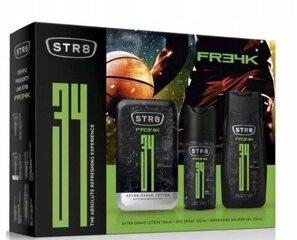 STR8 Freak kinkekomplekt, kreem peale raseerimist 100ml, deodorant 150ml, dušigeel 250ml hind ja info | Deodorandid | kaup24.ee