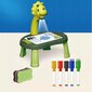 Projektor lauaga joonistamiseks "roheline dinosaurus-triceraptor" + lauamängud hind ja info | Arendavad mänguasjad | kaup24.ee