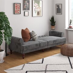 Диван Novogratz Upholstered, серый цвет цена и информация | Диваны | kaup24.ee