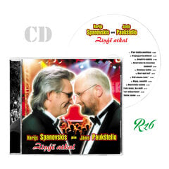 CD Harijs Spanovskis & Janis Paukštello - "Zinge Atkal" hind ja info | Vinüülplaadid, CD, DVD | kaup24.ee