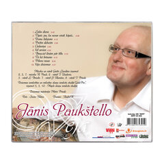 CD Janis Paukštello - "Veja Dziesmas" hind ja info | Vinüülplaadid, CD, DVD | kaup24.ee