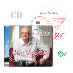 CD Janis Paukštello - "Veja Dziesmas" hind ja info | Vinüülplaadid, CD, DVD | kaup24.ee