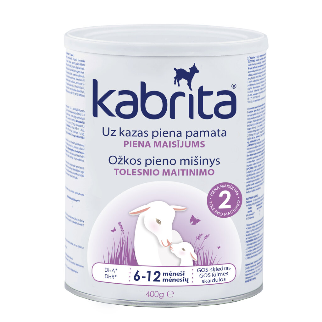 Eriotstarbeline kitsepiima piimasegu Kabrita Gold 2, alates 6. elukuust, 400 g hind ja info | Piimasegu | kaup24.ee