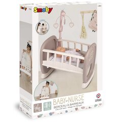 Люлька с кукольной каруселью SMOBY Baby Nurse  цена и информация | MUST Металлическая бутылочка с Ярким рисунком (без BPA) (500ml) для мальчиков от 3+ лет Серая с Машинкой | kaup24.ee