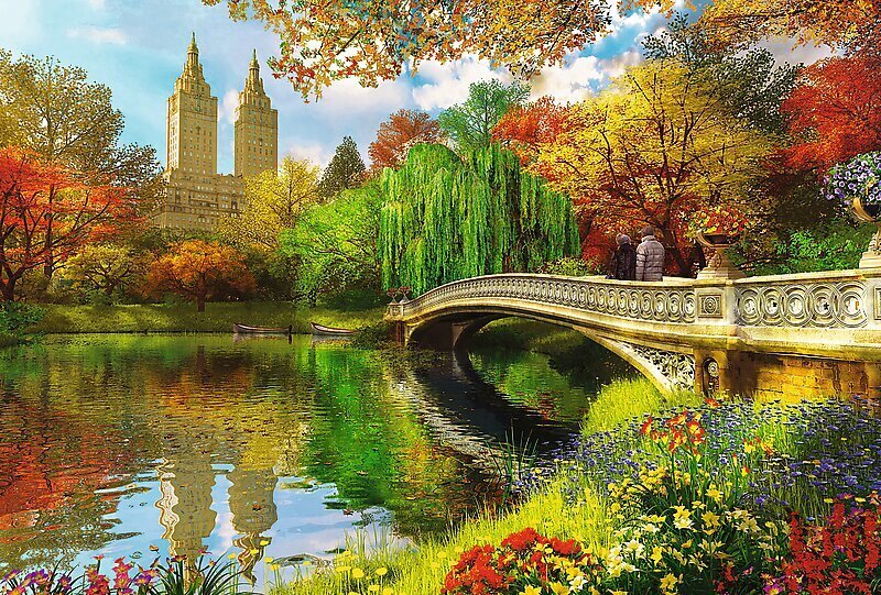 Puidust pusle Trefl Manhattan, Central Park, 500+1 tk hind ja info | Pusled | kaup24.ee