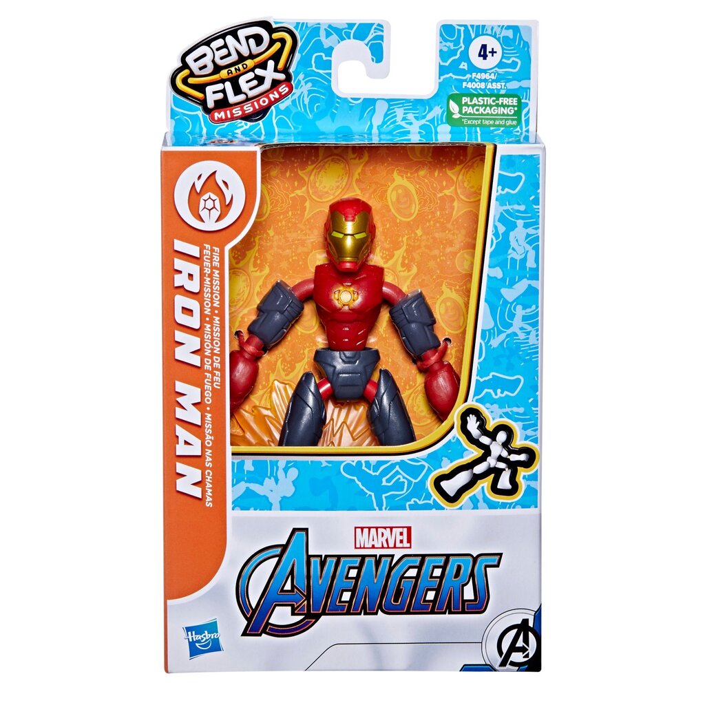 Avengers kujuke Bend and Flex цена и информация | Poiste mänguasjad | kaup24.ee