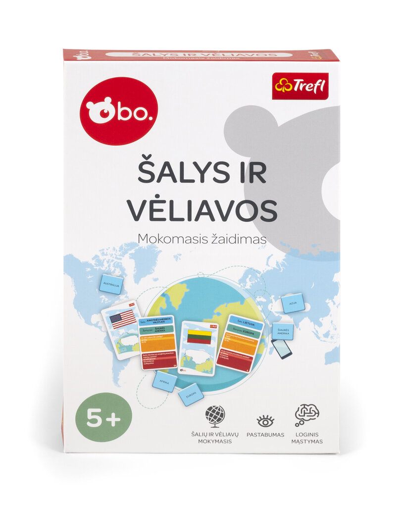 BO mäng "Riigid ja lipud", LT, 5 aastat+ цена и информация | Arendavad mänguasjad | kaup24.ee