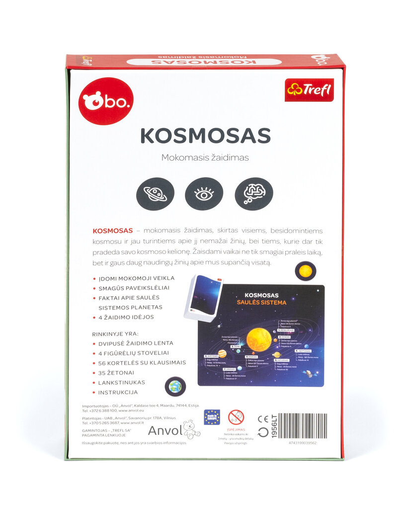 Mäng BO "Kosmos", LT hind ja info | Arendavad mänguasjad | kaup24.ee