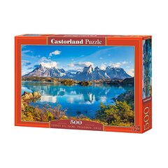 Castorland pusle Torres Del Paine, Patagonia, Chile 500 det цена и информация | Пазлы | kaup24.ee