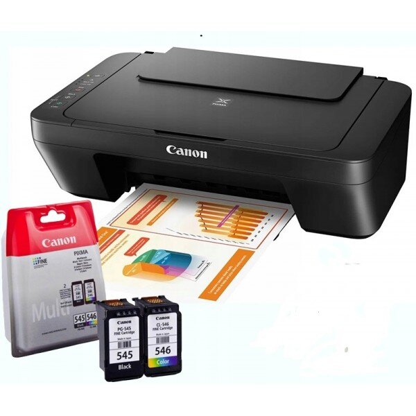 Printer / Scanner / Copier Inkjet Colour + Paper Canon Pixma MG2550S MFP цена и информация | Printerid | kaup24.ee