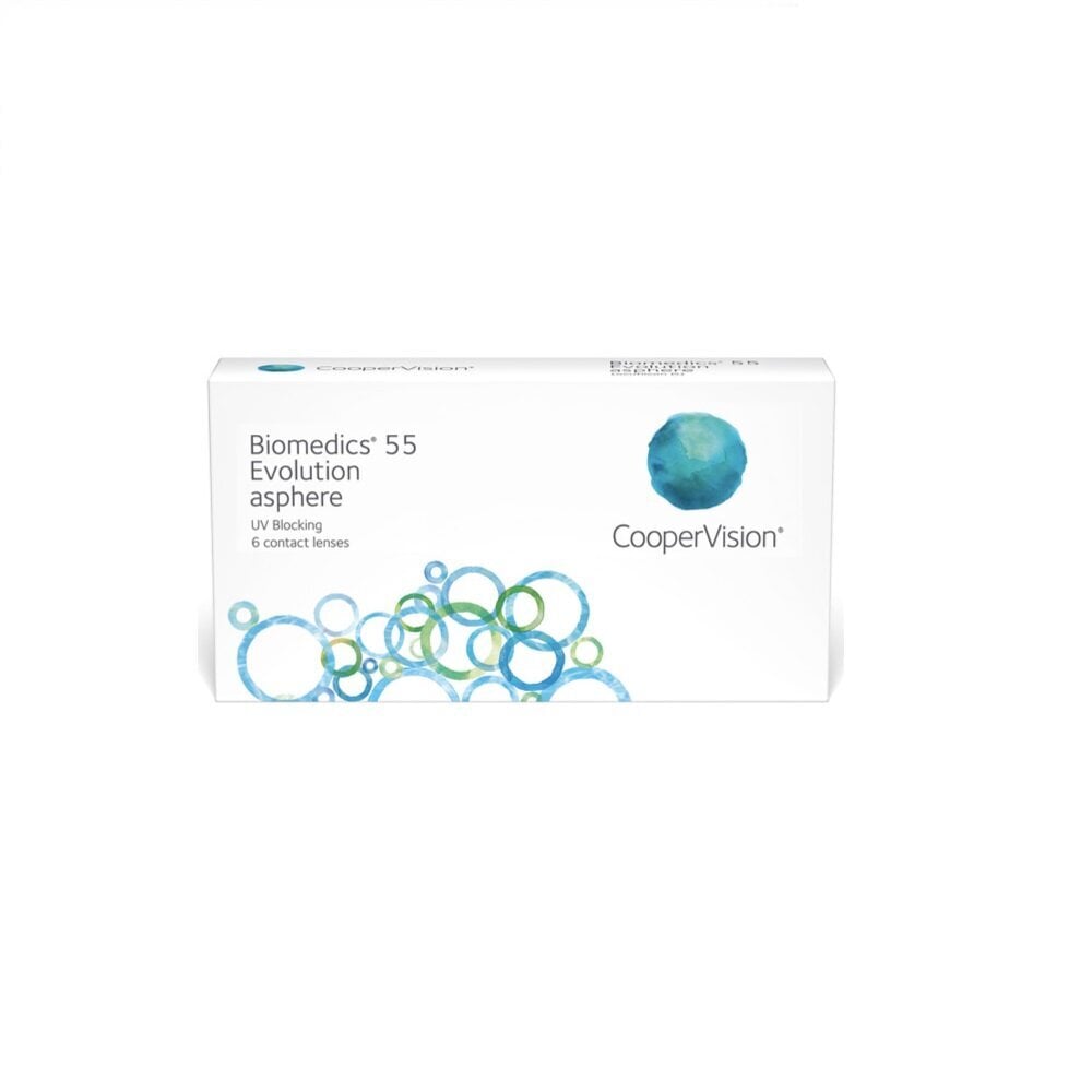 Biomedics 55 Evolution BC8.6 ühekuused kontaktläätsed, 6 tk hind ja info | Kontaktläätsed | kaup24.ee