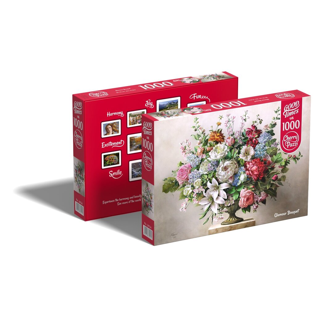 Pusle Cherry Puzzi Glamour Bouquet 1000 o. цена и информация | Pusled | kaup24.ee