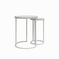 CosmoLiving Amelia Nesting Tables, Terrazzo hind ja info | Diivanilauad | kaup24.ee