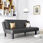 Diivan Dorel Home Upholstered, must hind ja info | Diivanid ja diivanvoodid | kaup24.ee