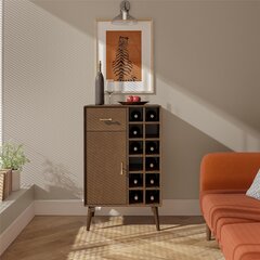 Шкафчик Novogratz Brittany, коричневый цена и информация | Шкафчики в гостиную | kaup24.ee