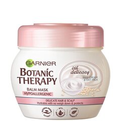 Juuksemask tundlikule peanahale Garnier Botanic Therapy Oat Delicacy 300 ml hind ja info | Maskid, õlid, seerumid | kaup24.ee