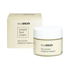 Oklusiivne näokreem Feedskin Simple Face Cream, 50ml hind ja info | Näokreemid | kaup24.ee