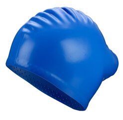 Swimming cap silicone BECO 7530 6 blue long hair цена и информация | Шапочки для плавания | kaup24.ee